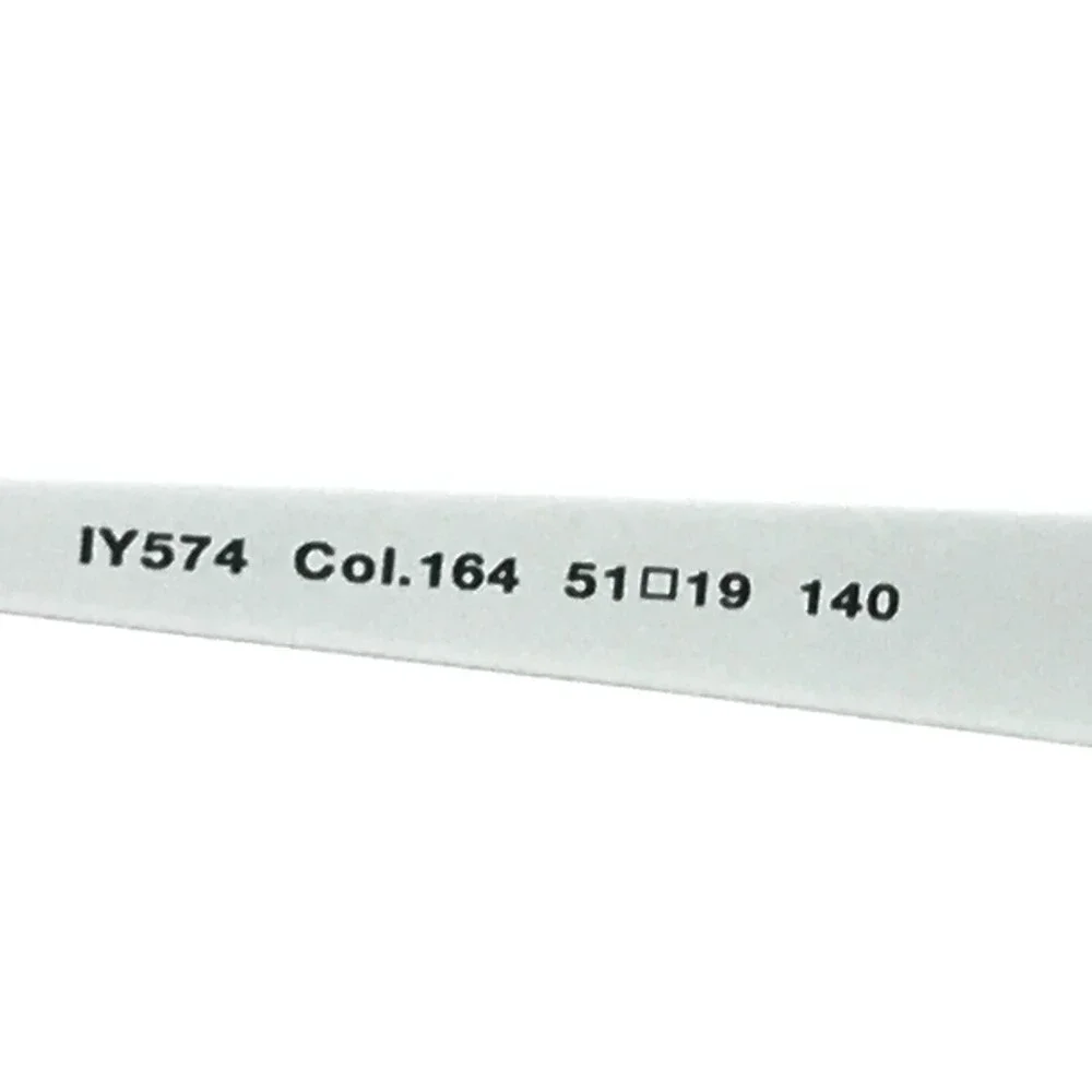 Iyoko-Inyake Eyeglasses Frames IY574 Col.164 Black White Rectangular 51-19-140